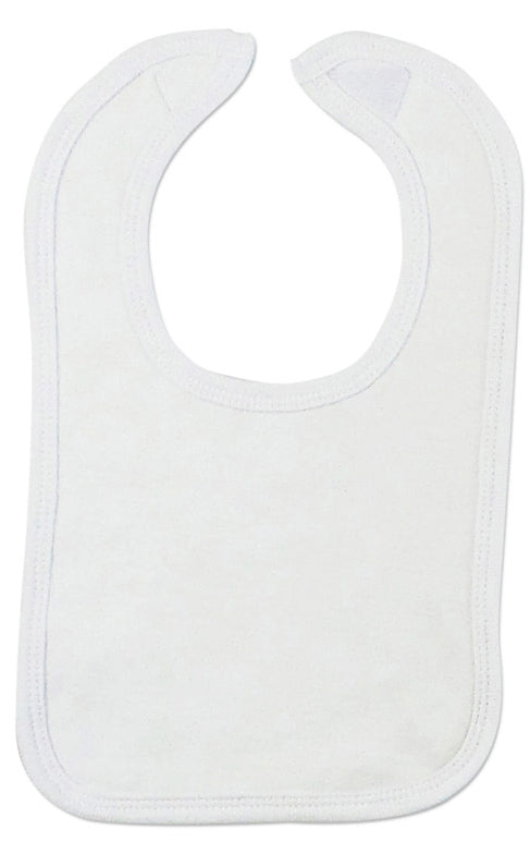 White Interlock Bib 1023W